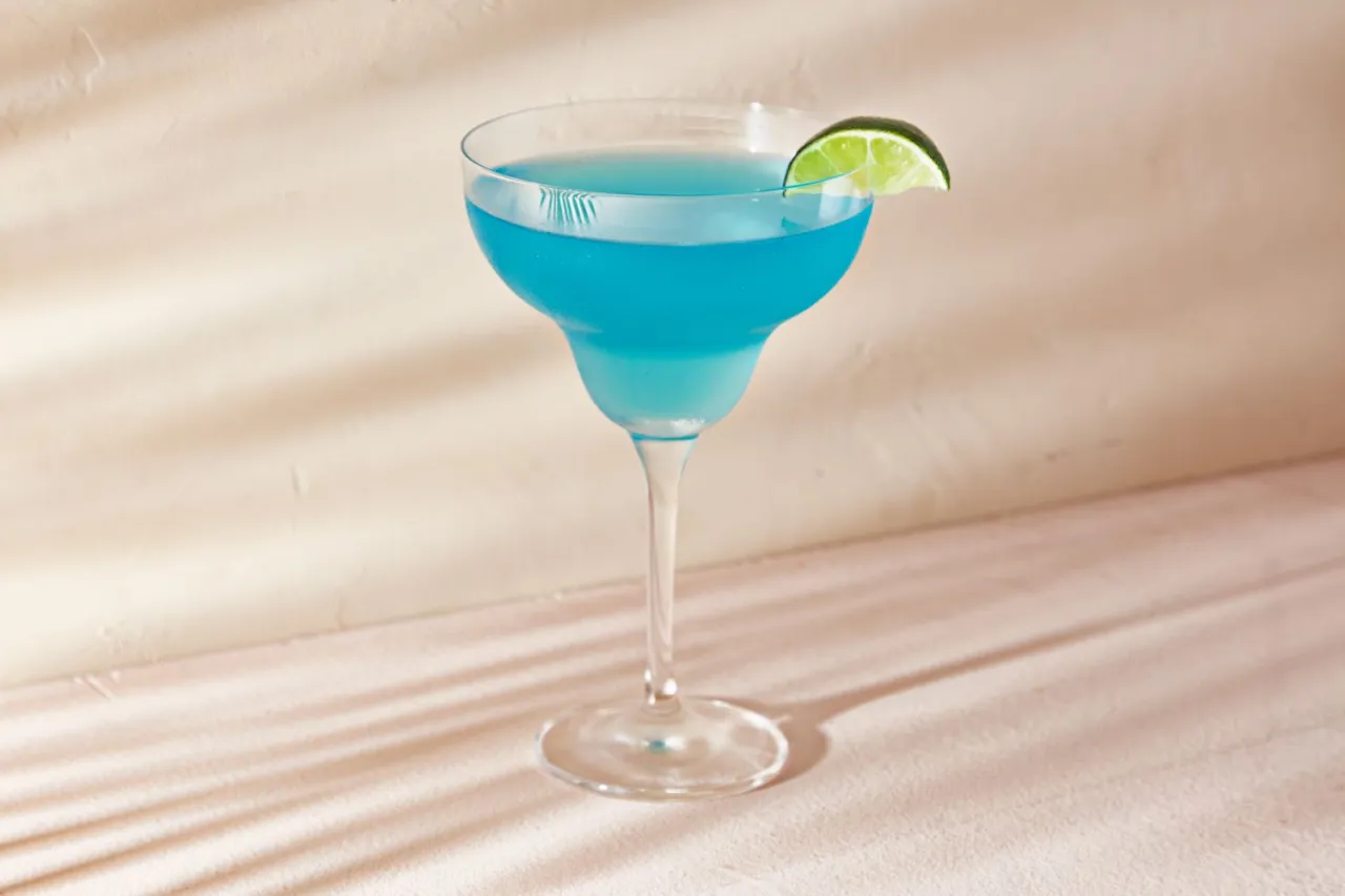 drink blue lagoon blue hawaiian blue margarita