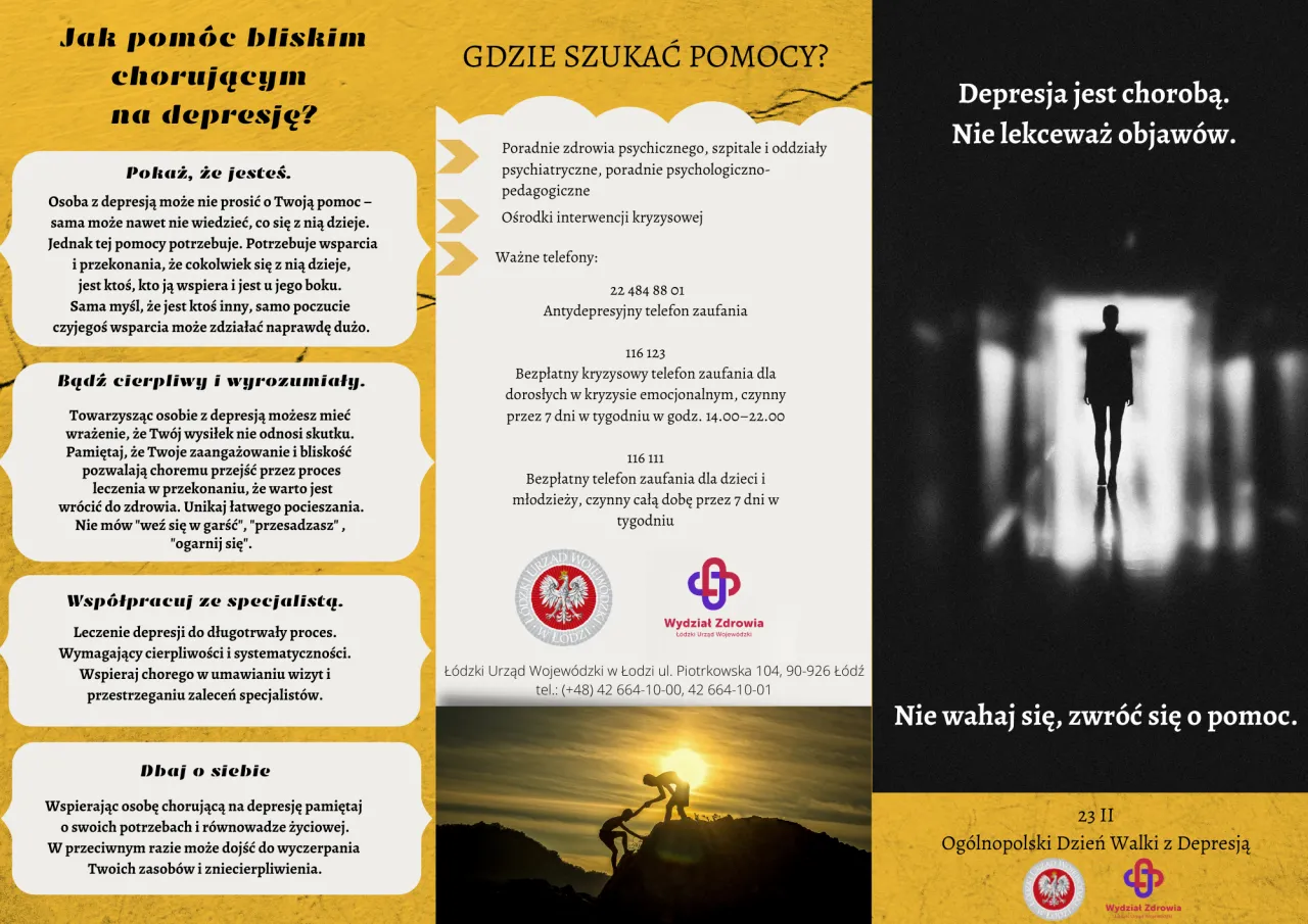 gdzie szukać pomocy w depresji polska