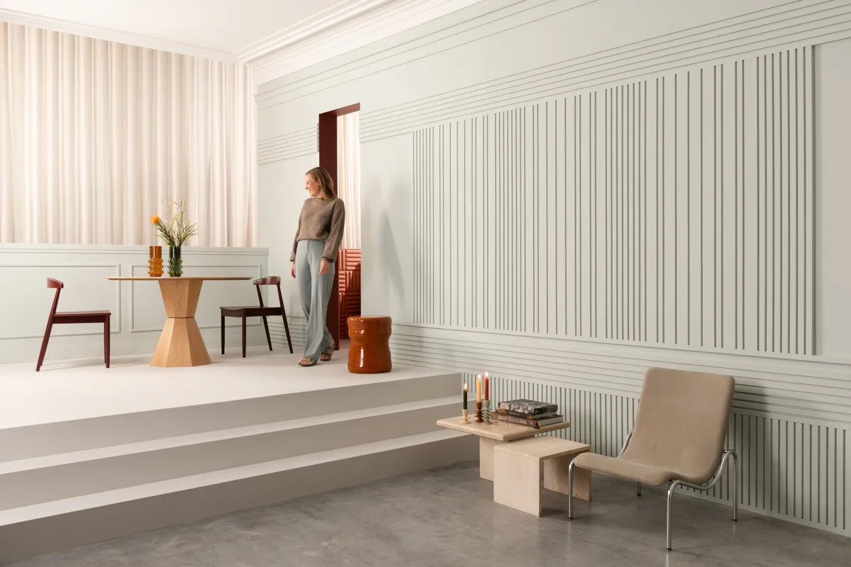 Standardowa wysokość lamperii 90-120 cm