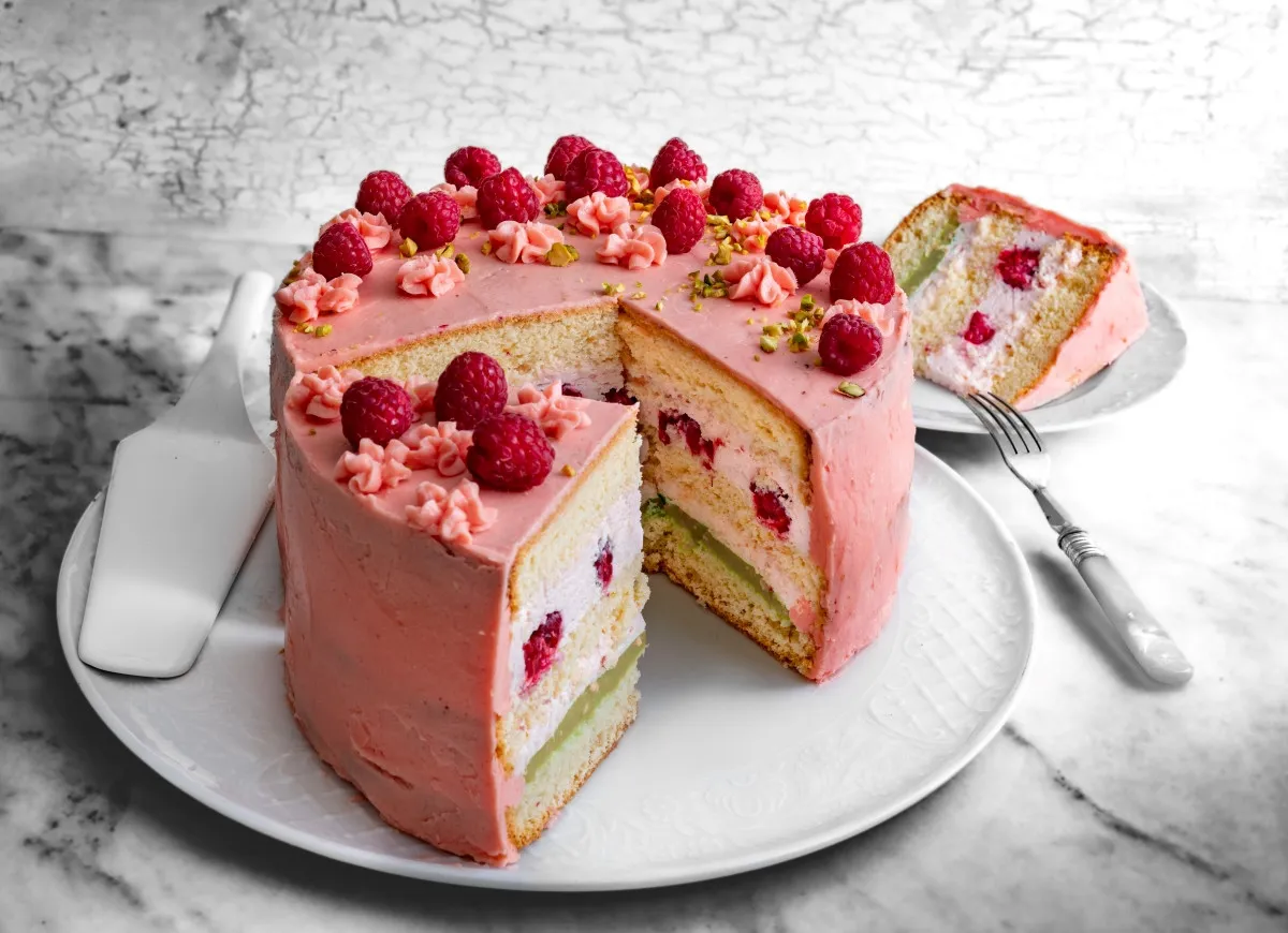 tort z masą malinową wariacje