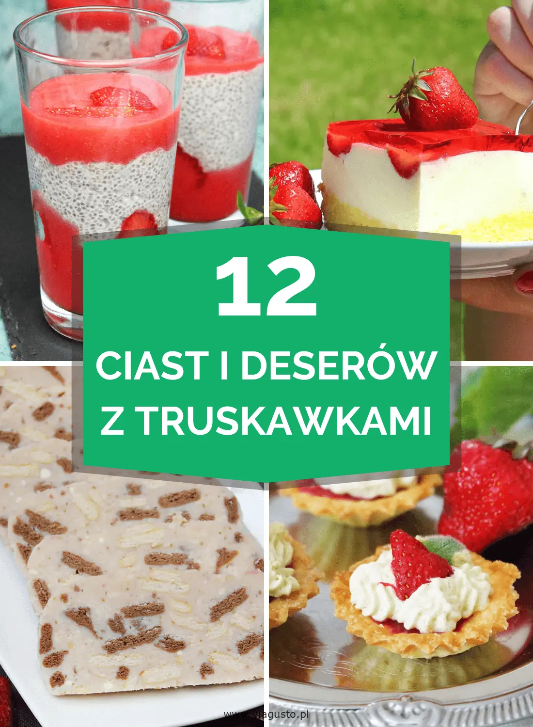 Zdjęcie Pyszne ciasta i desery z truskawkami. Proste przepisy, które zachwycą każdego