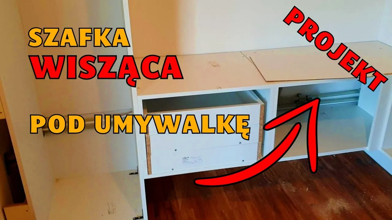 Zdjęcie Jak zrobić szafkę pod umywalkę wiszącą bez zbędnych problemów
