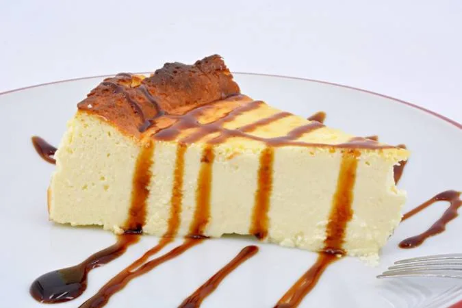 Zdjęcie Tarta de queso con queso batido fit: receta deliciosa y saludable