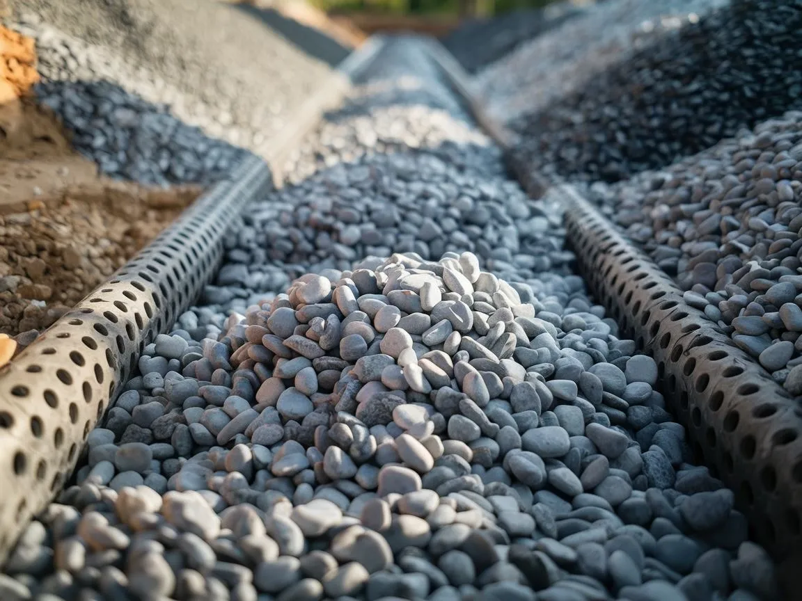 Zdjęcie Jakie kruszywo do drenażu wybrać, aby uniknąć problemów z wodą?