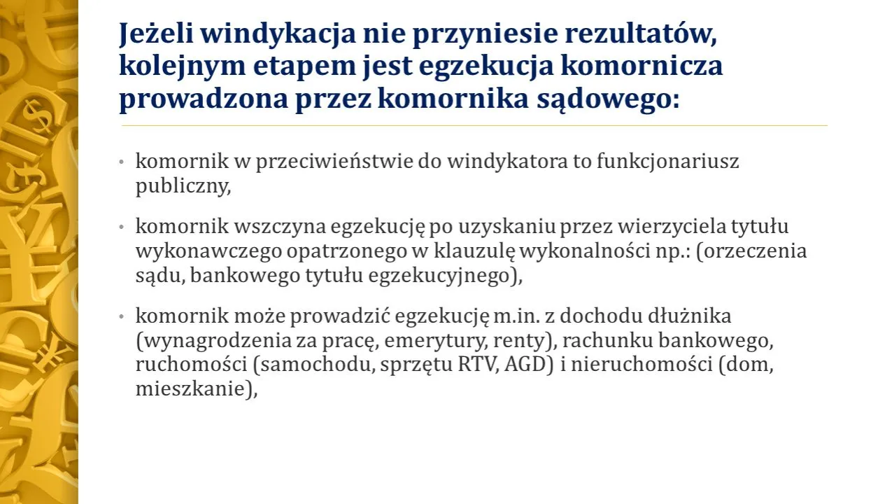 Zdjęcie Kiedy windykacja zamienia się w egzekucję komorniczą - co musisz wiedzieć