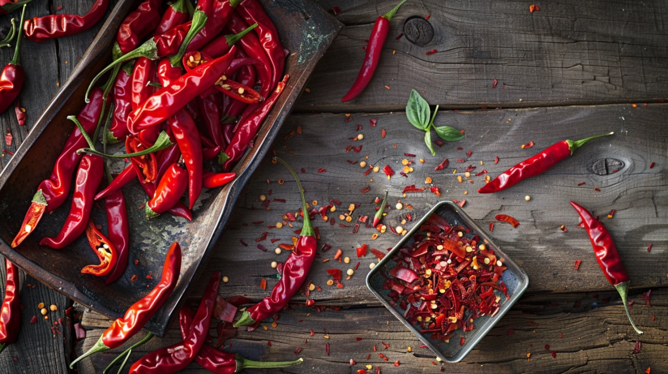 Zdjęcie Suszenie papryczek chili: Jak uzyskać idealną konsystencję?