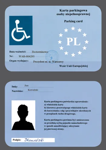 Zdjęcie Czy opiekun osoby niepełnosprawnej może korzystać z karty parkingowej?