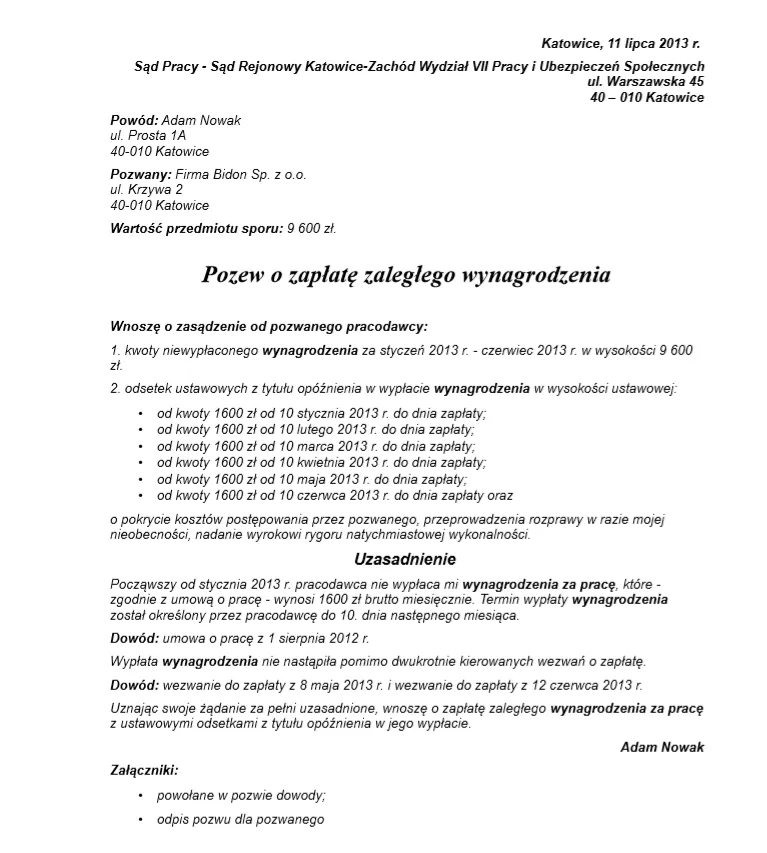 Zdjęcie Jak napisać pozew do sądu pracy - uniknij najczęstszych błędów