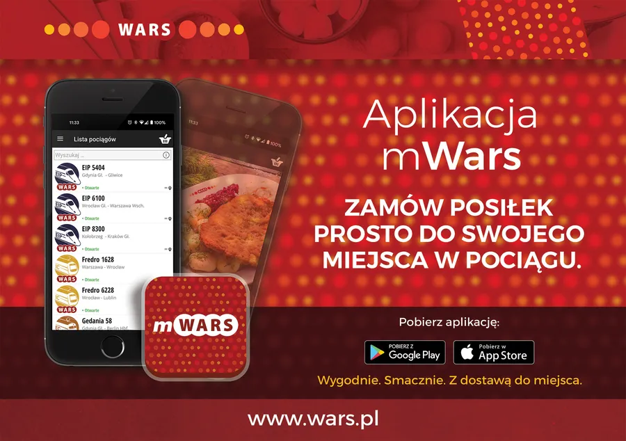 Zdjęcie Gdzie znajduje się wagon WARS w pociągach intercity? Sprawdź lokalizację
