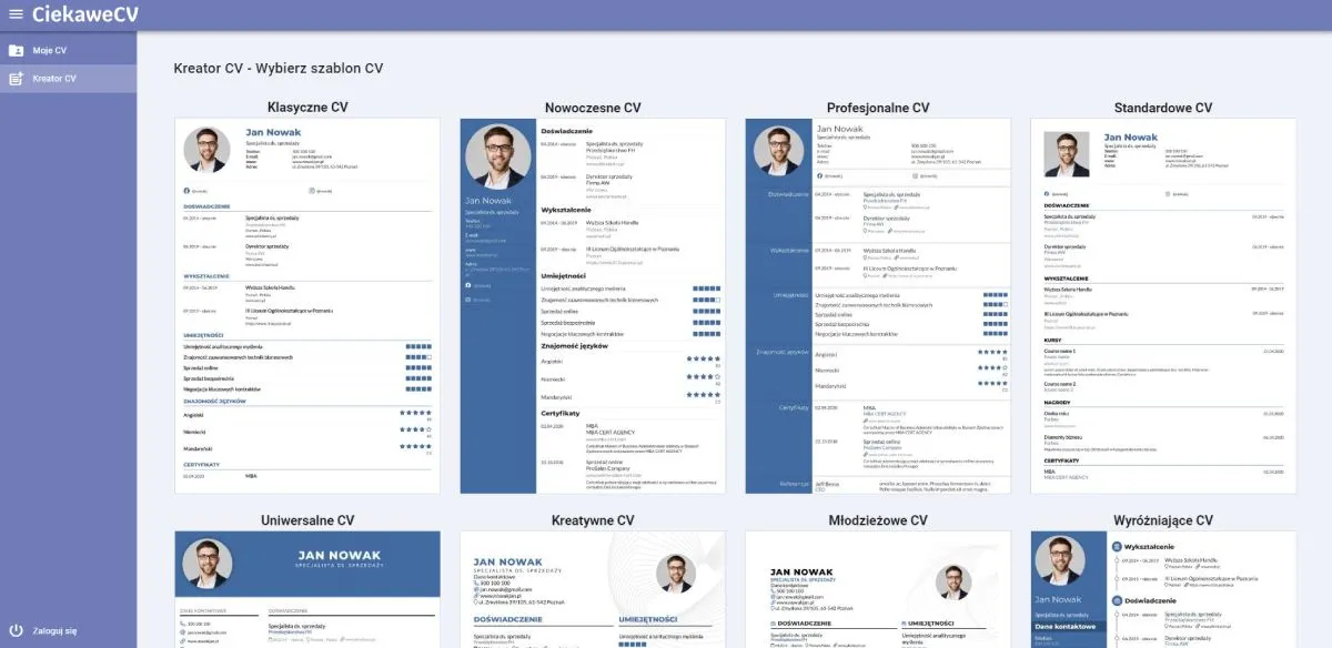 aplikacje do tworzenia cv na telefonie por&oacute;wnanie