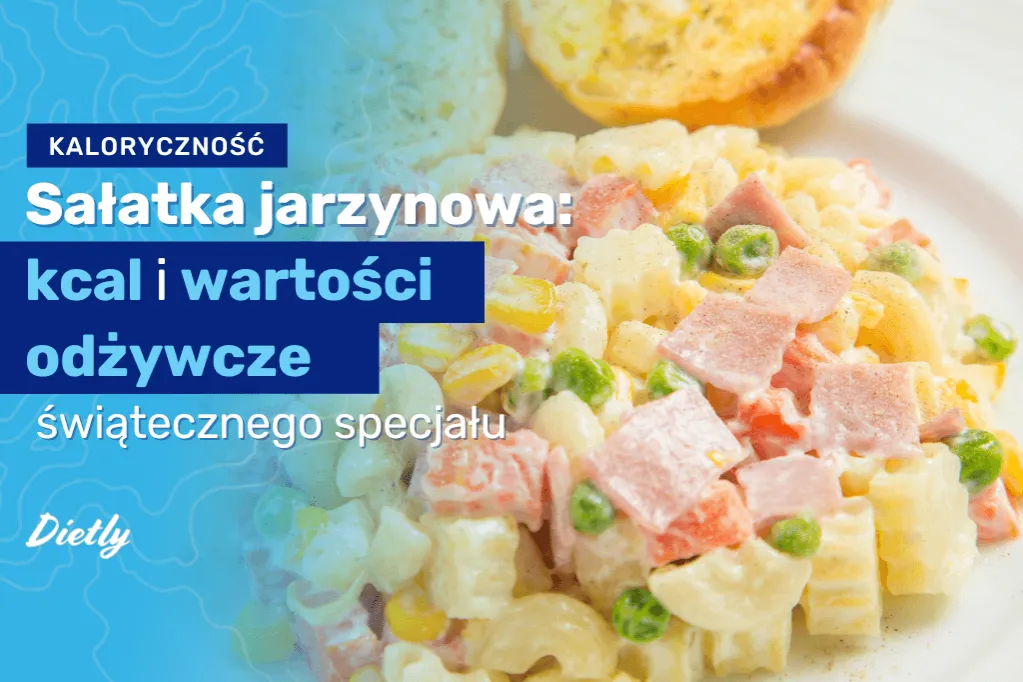 kaloryczność składników sałatki jarzynowej wykres