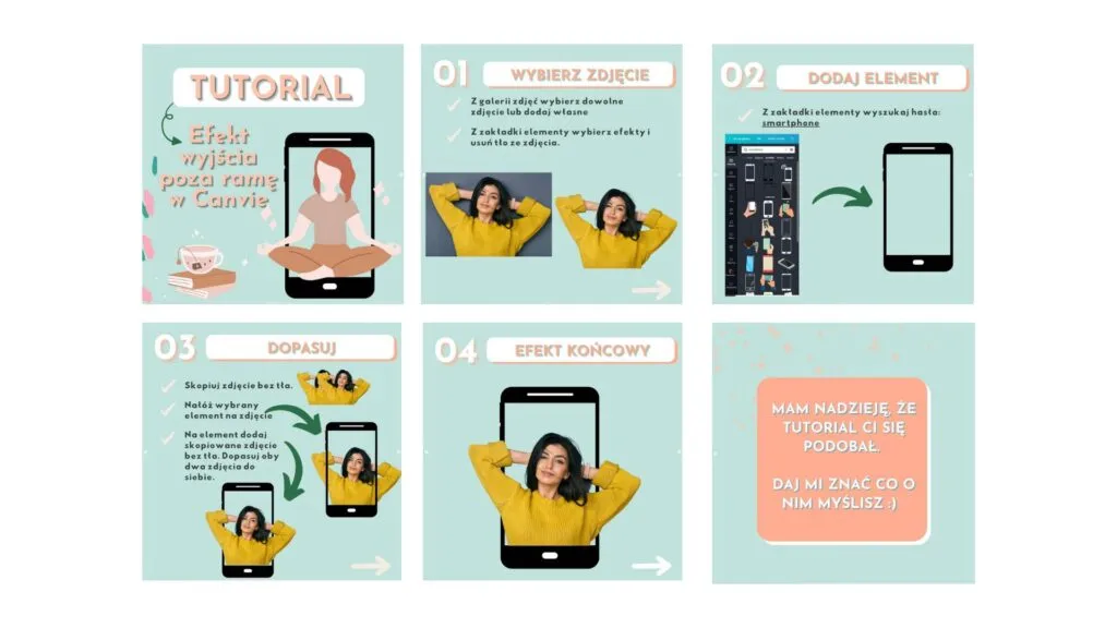 Przykłady modnych rolek i karuzel na Instagramie