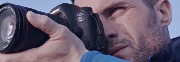 Canon 6D z obiektywem, portret