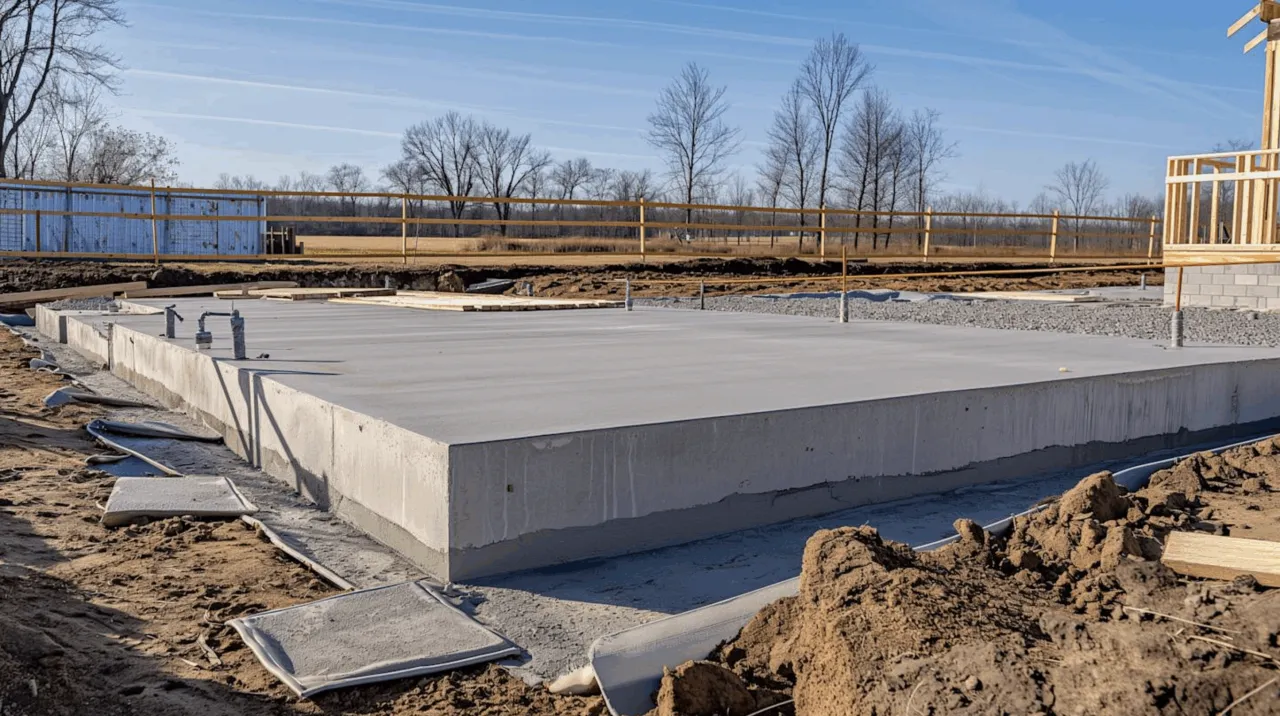 Płyta fundamentowa w budowie. Zastanawiasz się, ile kosztuje płyta fundamentowa? To kluczowy etap budowy domu.