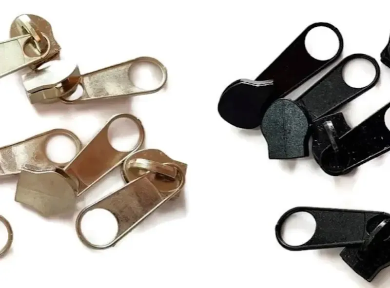 rodzaje suwak&oacute;w, metalowy suwak, plastikowy suwak, suwak żyłkowy