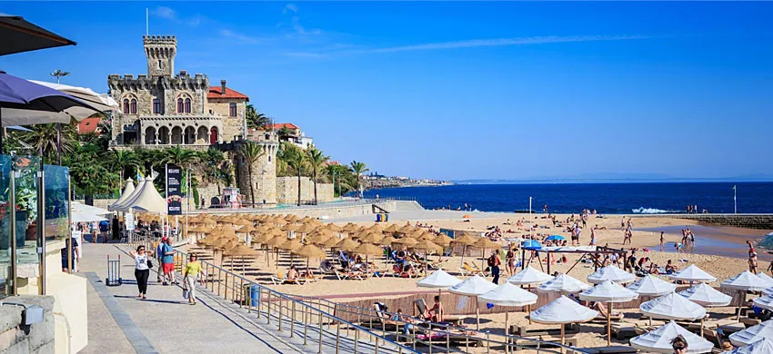 Cascais Estoril spiaggia chic