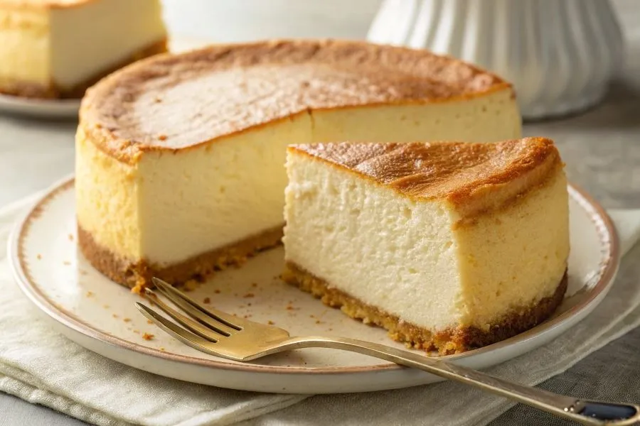 sernik puszysty przepis etapy