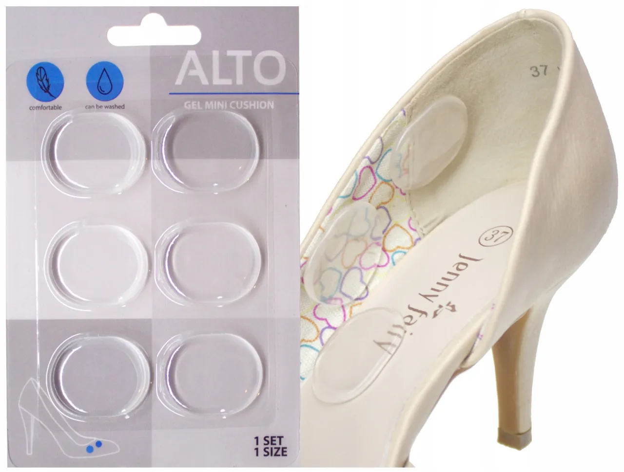 Akcesoria do but&oacute;w: wkładki żelowe, zapiętki, plastry