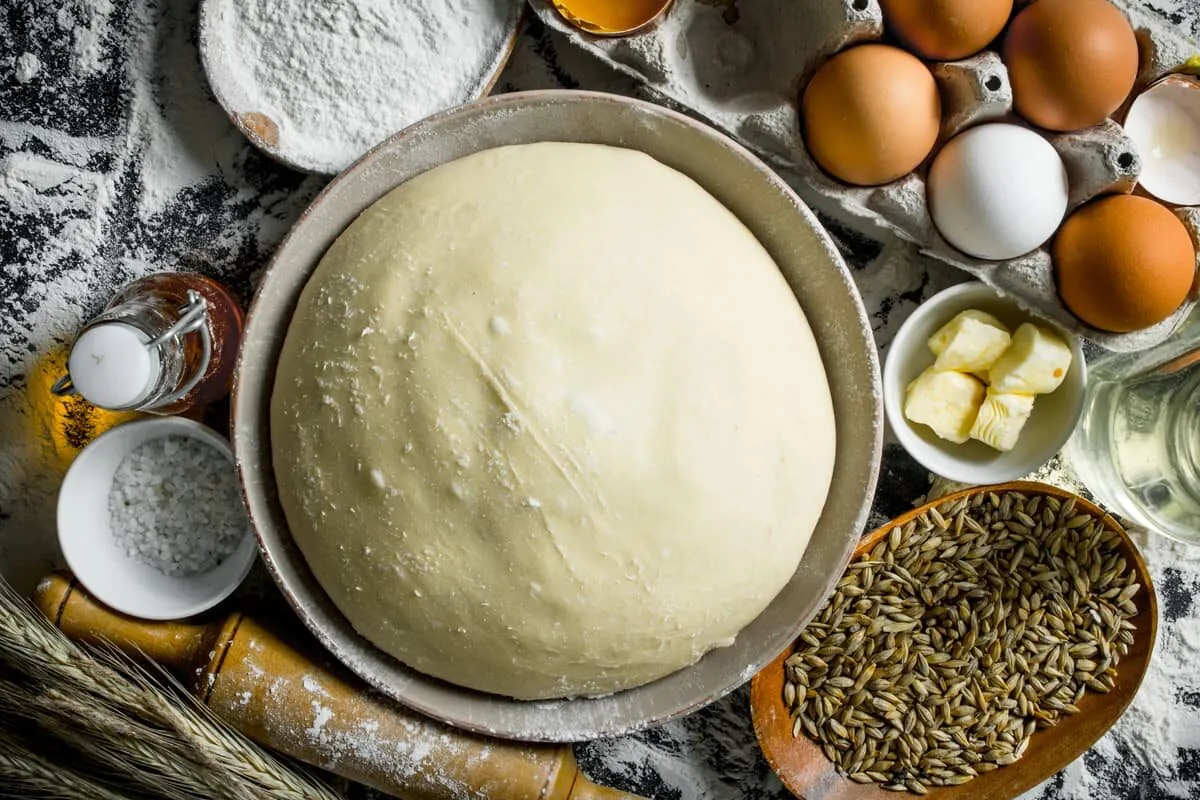 Porcjowanie ciasta drożdżowego