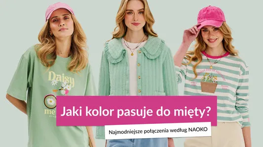 miętowe stylizacje połączenia kolorystyczne