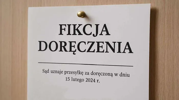 fikcja doręczenia sąd