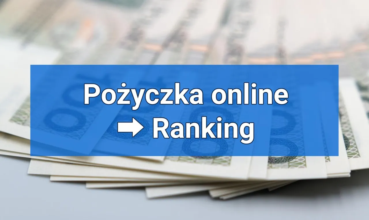 ranking pożyczek online na ekranie komputera
