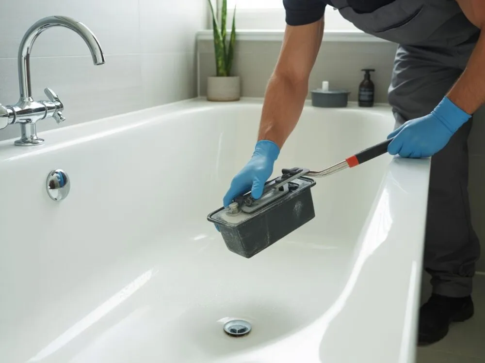 Zdjęcie Jak naprawić wannę akrylową - skuteczne metody na usunięcie uszkodzeń