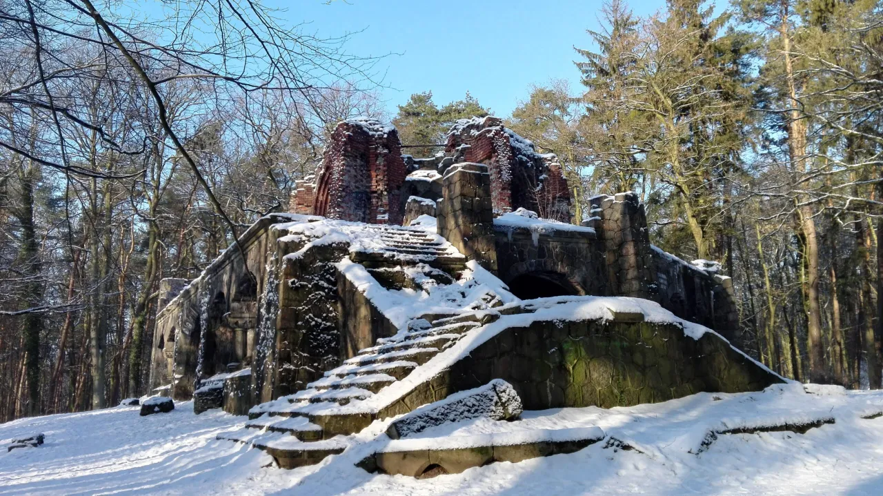 Szczecińska Gubał&oacute;wka stan obecny ruiny