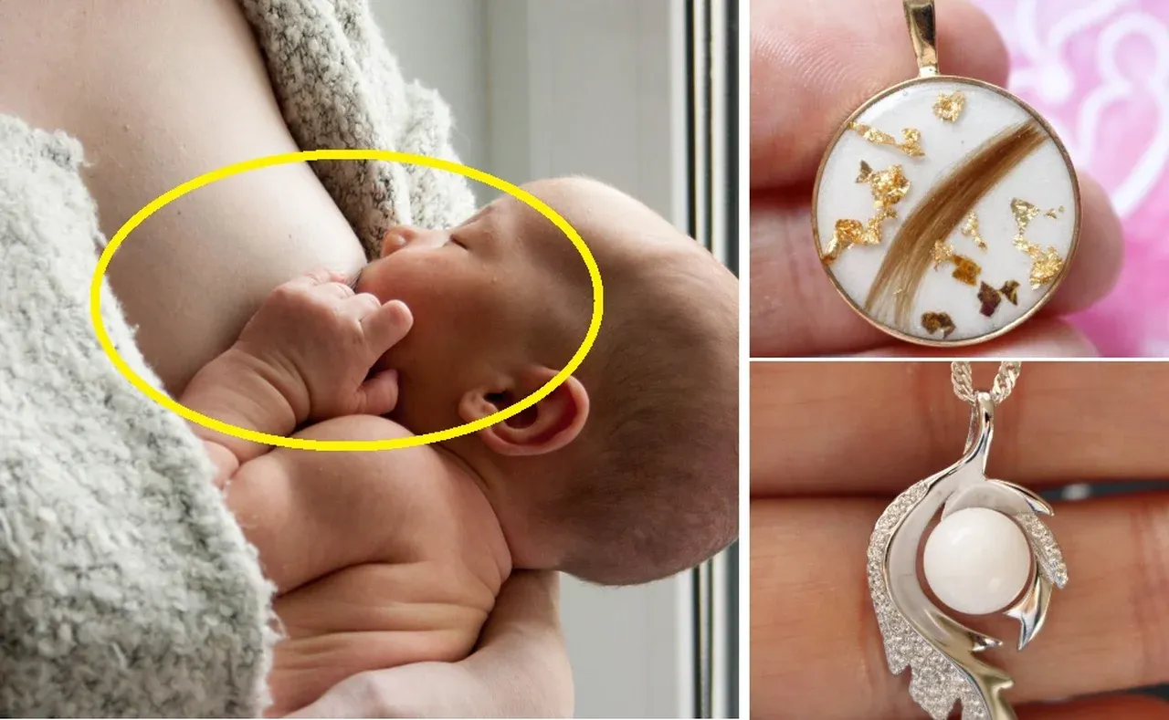 materiały do biżuterii z mleka matki