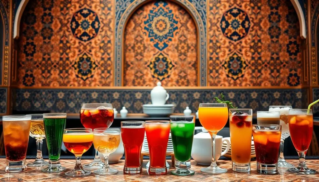 barman w tureckim hotelu przygotowuje drinki dla gości