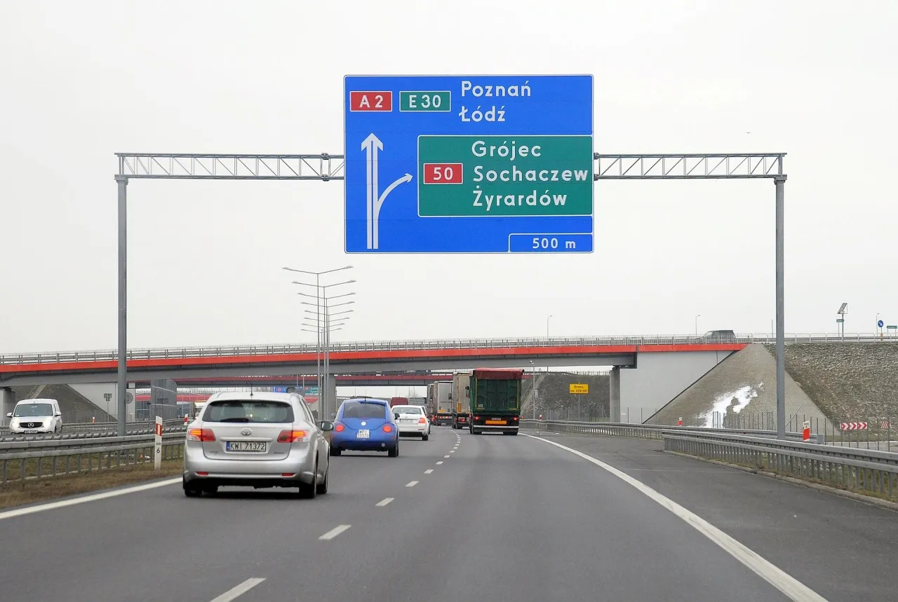 znak autostrada przepisy prędkość