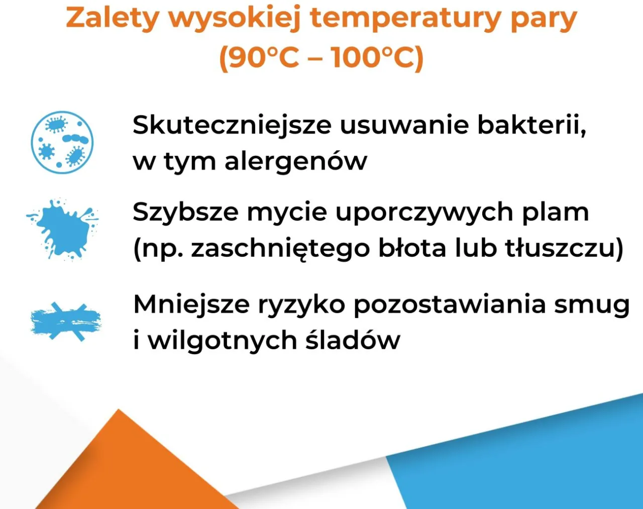 mop parowy temperatura pary