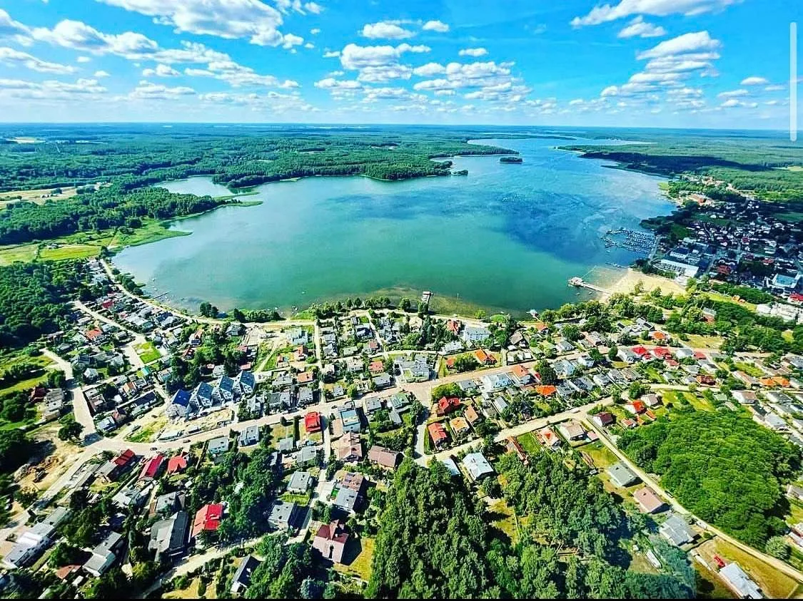 Jezioro Charzykowskie widok z lotu ptaka
