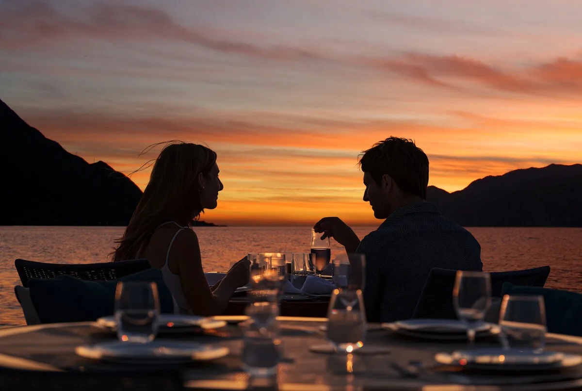 Peschiera del Garda restauracja widok na jezioro