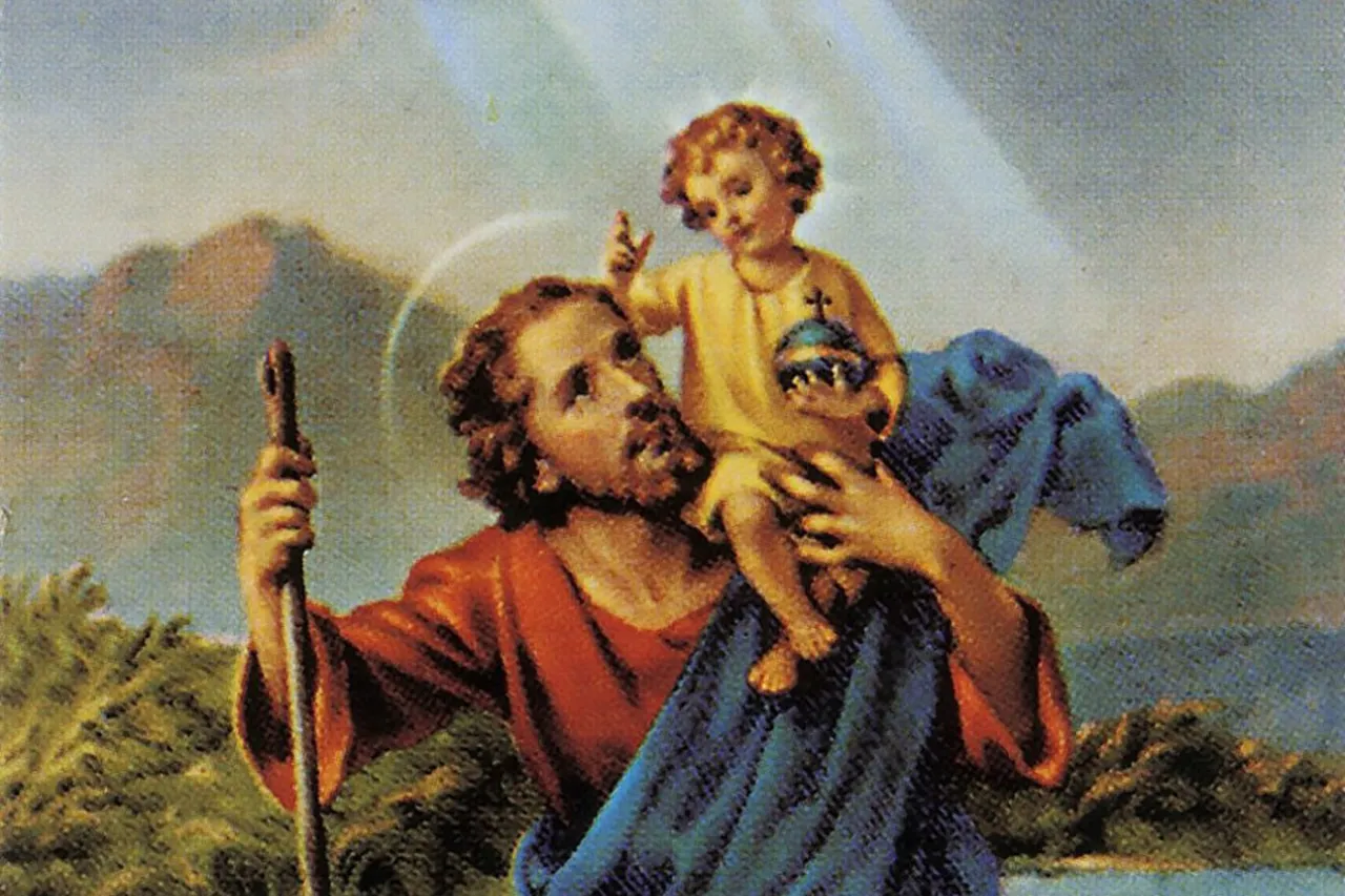 Święty Krzysztof z Dzieciątkiem Jezus ikonografia