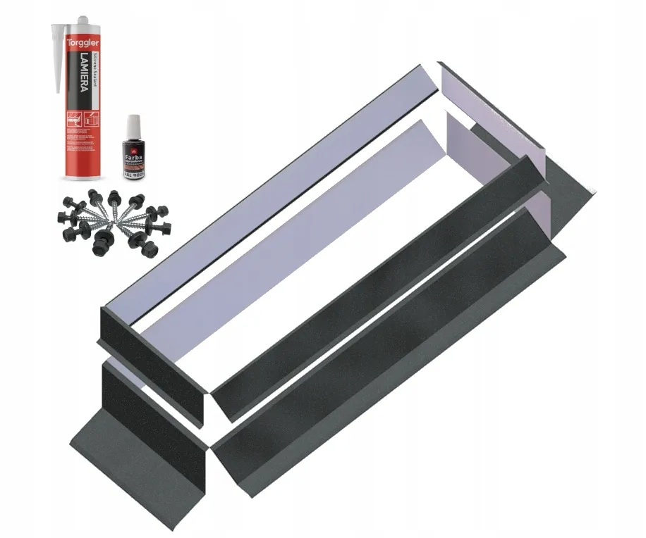 narzędzia do obróbki blacharskiej komina