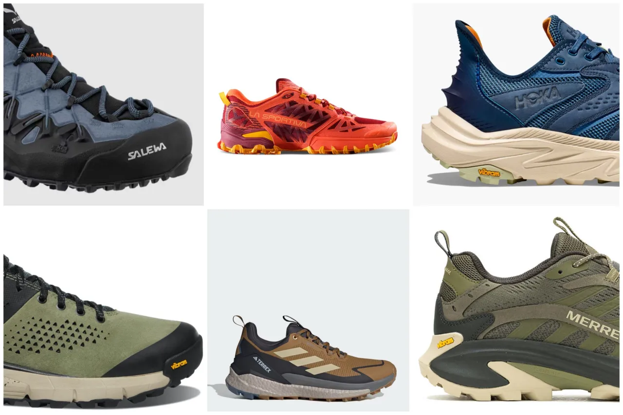 turysta wybierający buty górskie na lato