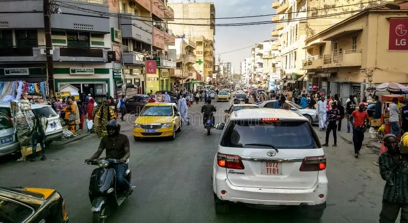 krajobrazy Senegalu, miasta i ludzie