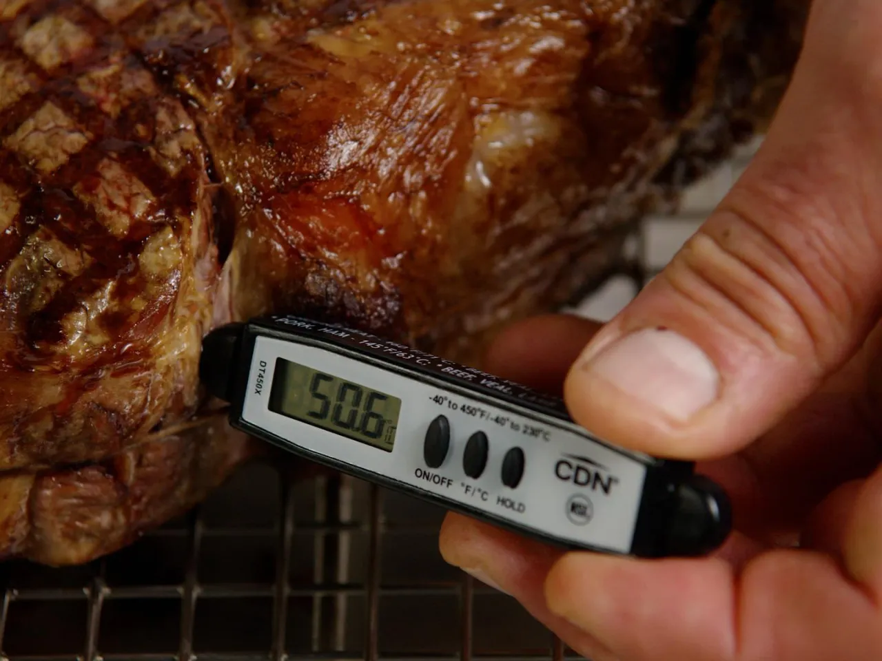 thermom&egrave;tre &agrave; viande cuisson steak