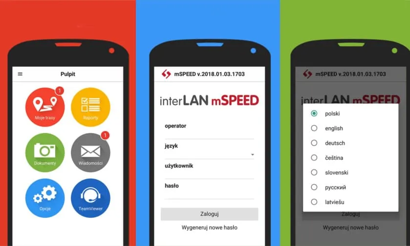 aplikacja mobilna dla spedytora logistyka