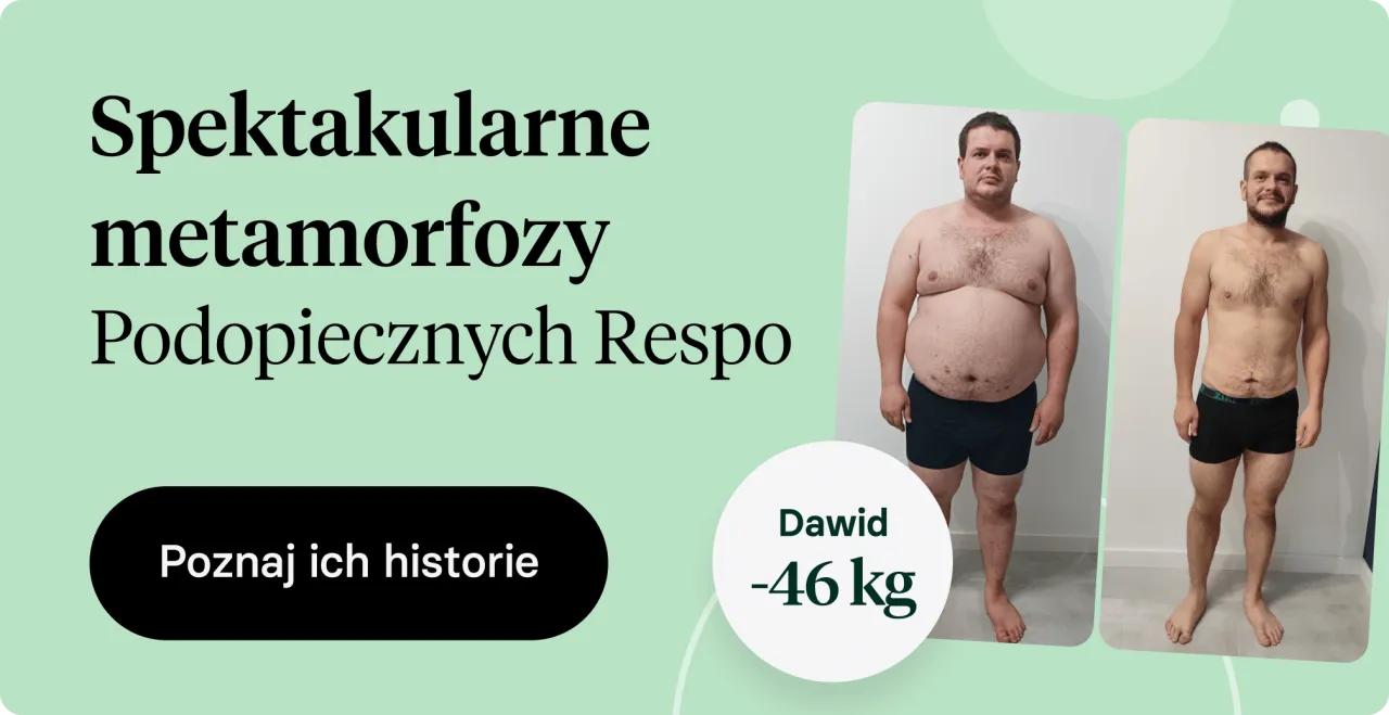 Dawid schudł 46 kg! Jego obwody spadają, waga stoi, a sylwetka zmienia się na lepsze. Poznaj jego historię.