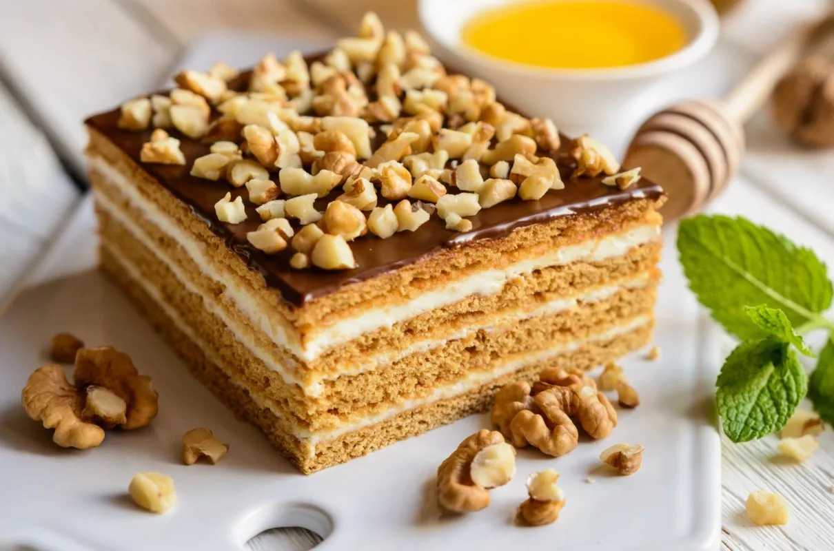 klasyczne ciasto czeskie z serem i budyniem