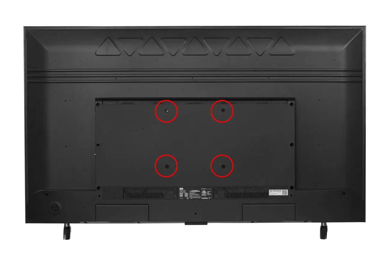 TCL TV VESA standard measurements