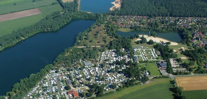 Campingpark Haddorfer Seen Luftbild