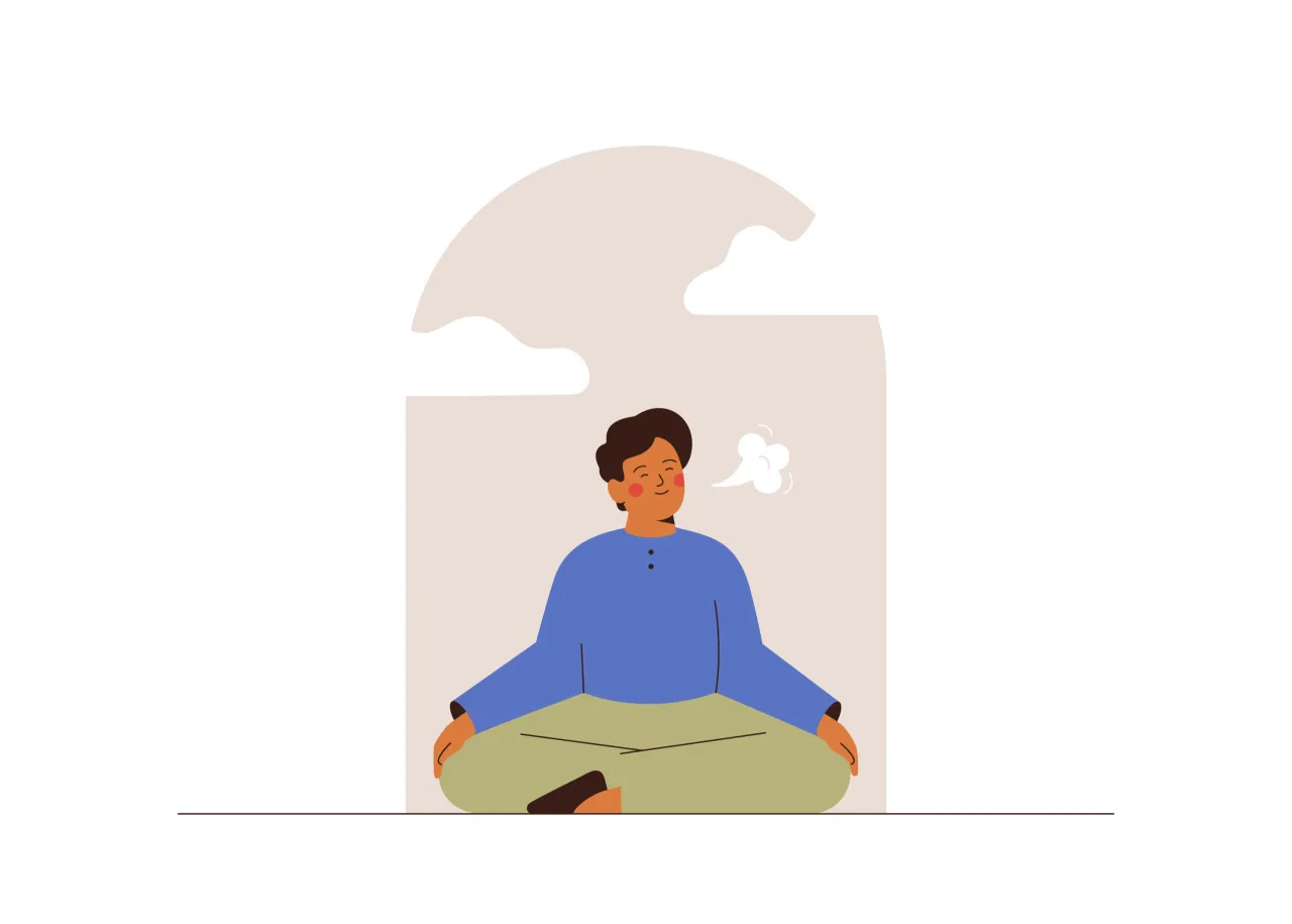 Przygotowanie do medytacji spokojne miejsce