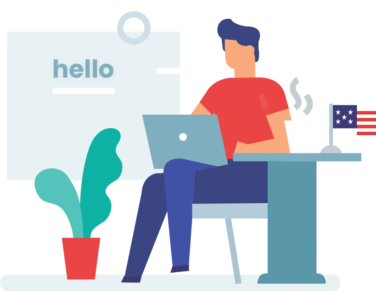 Native speaker uczy online