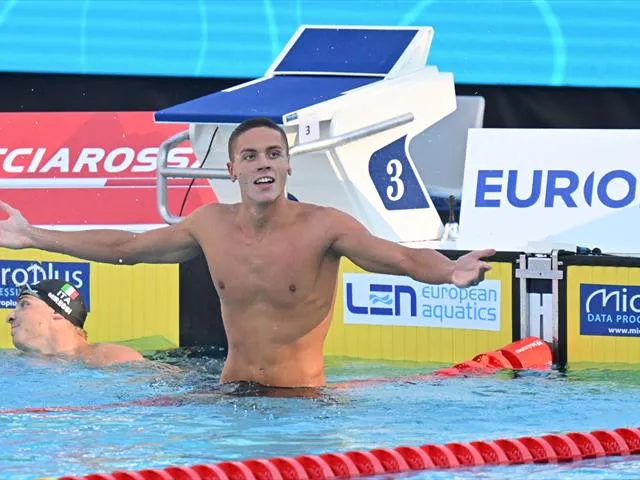 Pływak kraul rekord prędkości