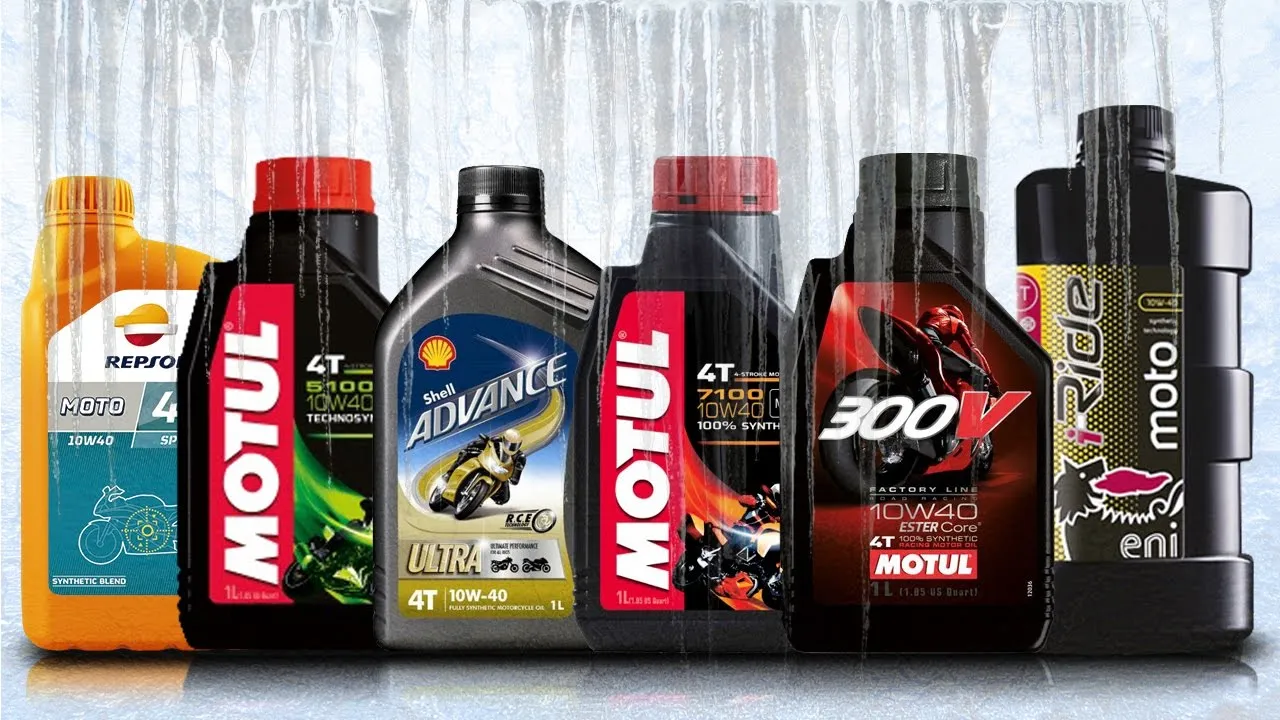 Motul 10W40 4T 5000 5100 7100 porównanie butelek