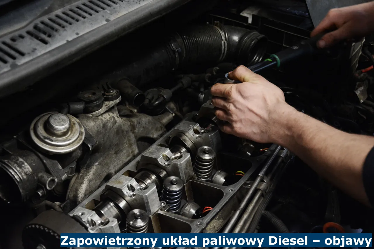 Zapowietrzony układ paliwowy diesel, filtr paliwa