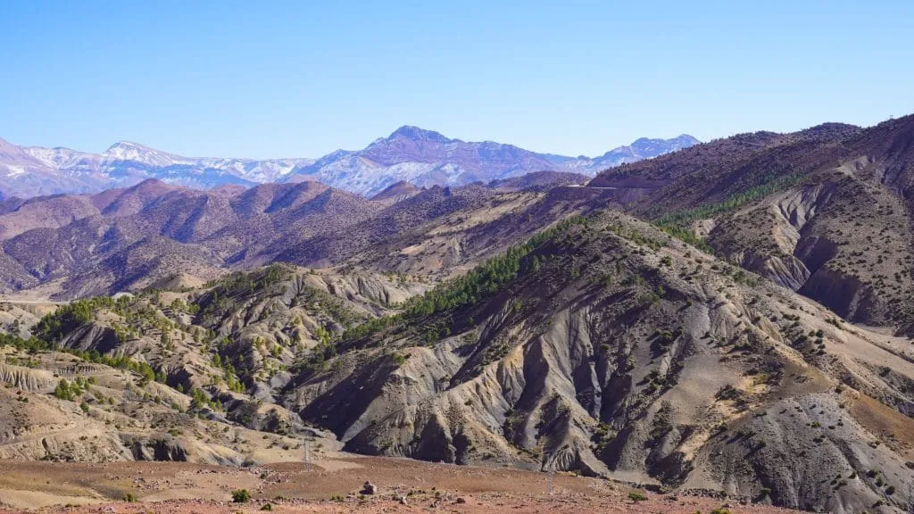 Krajobrazy Maroka g&oacute;ry Atlas pustynia wybrzeże